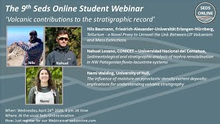 The 9th Seds Online Student Webinar Volcanic contributions to the stratigraphic record [upl. by Akirre]