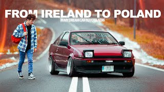 Buying My Dream TOYOTA AE86  2000 km ROADTRIP across Europe [upl. by Hyozo]