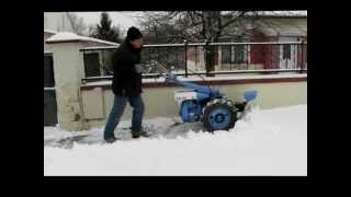 déneigement au motoculteur staub [upl. by Lewin]