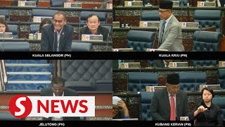 Heated debate among few lawmakers on claims that Agong’s speech was dictated [upl. by Naujat]