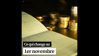 Ce qui change au 1er novembre [upl. by Blane]