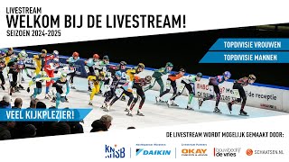 Livestream  Daikin Marathon Cup 1  52e Jaap Eden Trofee [upl. by Akanke614]