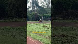 Hurdle running practice😱india army olympicsport athletics motivation practice hurdles [upl. by Oetomit335]