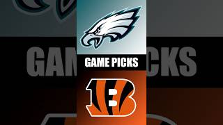 NFL Week 8 Eagles vs Benglas Picks nflpicks [upl. by Nhoj]