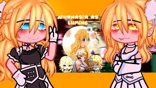 Wmmap react to Athanasia as LumineGenshin Impact x WmmapREAD⚠️Athy as Lumine [upl. by Nashbar]