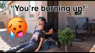 PASS OUT PRANK ON BOYFRIEND CUTE REACTION [upl. by Nelehyram]