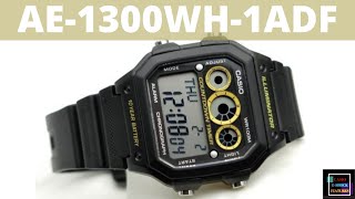 CASIO STANDARD AE1300WH1AV BEST SELLER  Full Review  Manual  Function Guide [upl. by Okimat658]