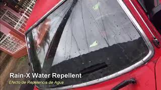 APLICACIÓN DE REPELENTE RAINX WATER REPELLENT [upl. by Manlove]