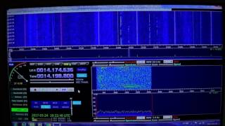 Listening to 20 meter ham band on afedri SDR shortwave [upl. by Uhthna]