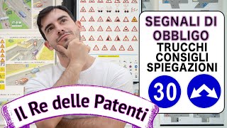 SEGNALI DI OBBLIGO  IL RE DELLE PATENTI  PATENTE B  ESAME DI TEORIA [upl. by Cliff]