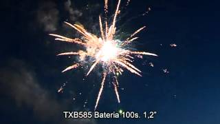 Fajerwerki TXB585 Bateria 100s 12quot [upl. by Vachell]