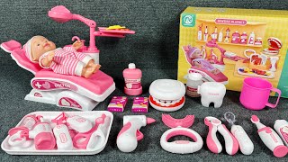 7 minutes satisfied unboxing cute pink dentist toy doctor toy ASMR  Toy review [upl. by Omrelliug]