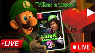 I CANT STAND THESE GHOST  Luigis Mansion Dark Moon LIVE STREAM  1 [upl. by Ainivad482]