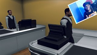 MEET MY ELITE EMPLOYEES  SUPERMARKET SIMULATOR PT2 [upl. by Ihcur]