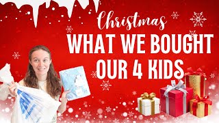 What Our 4 KIDS Are Getting for CHRISTMAS This Year [upl. by Bromley]