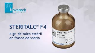 Steritalc Novatech Talco Pleurodesis FR MEDICAL isodine [upl. by Clemen]