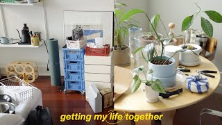 Getting My Life Together  clean with me life reset [upl. by Ahsiekrats]