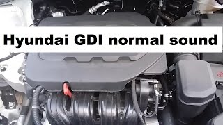 Hyundai and Kia high fuel pressure pump  normal and faulty sound GDI engines [upl. by Lomasi904]