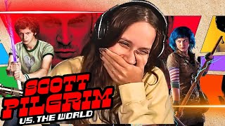 Scott Pilgrim VS The World 2010 must be the weirdest movie ☾ MOVIE REACTION  FIRST TIME WATCHING [upl. by Enilecram]