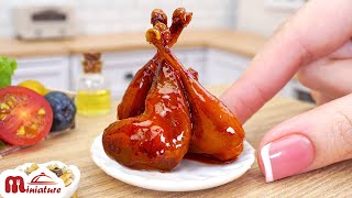 Best Of Juicy Honey BBQ Chicken Recipe  ASMR Cooking Mini Food [upl. by Drugge]