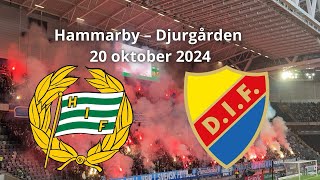 Hammarby – Djurgården 20 oktober 2024 [upl. by Joiner160]