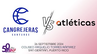 Cangrejeras de Santurce vs Atléticas de San Germán [upl. by Leciram36]