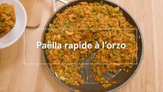 Paëlla rapide à l’orzo ⎮ oglemang [upl. by Aehtrod]