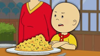 Trying New Food  Caillou  WildBrain [upl. by Ytisahc]