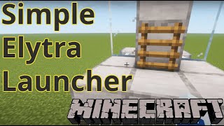 Simple Elytra Launcher [upl. by Eerok]