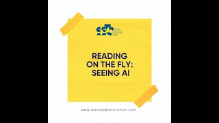 Reading on the fly Seeing AI [upl. by Lundell]