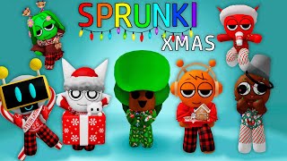 🎅 SPRUNKI Christmas mod  How to make cute avatar in Roblox 🎄 [upl. by Oni]