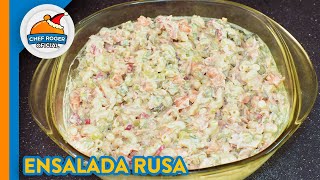 Ensalada rusa navideña al estilo chef roger [upl. by Cirone]