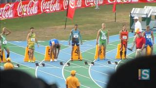 100M MASCULINO Atletismo  Justas LAI 2016  4162016 2 [upl. by Euqinomod721]