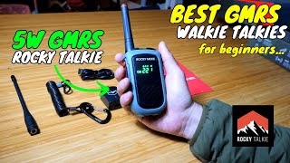 HandsOn with the Rockie Talkie 5W GMRS Radio A MustHave for New GMRS Users [upl. by Sirtemed254]