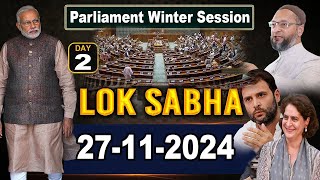 Winter Parliament Session LIVE  Lok Sabha  Waqf Bill Banking Law  27112024  YOYO Kannada News [upl. by Erodavlas]