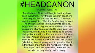 percy Jackson headcanons part 2 [upl. by Nidla]