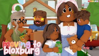 🚘The Day We MOVED to BLOXBURG FIRST HOME Roblox Bloxburg Roleplay roleplay family [upl. by Kingston674]