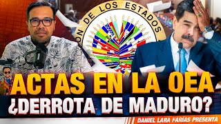 Centro Carter Presenta Actas a la OEA Maduro Derrotado en Elecciones [upl. by Attenol266]