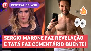 Sergio Marone revela que é ecossexual foto do ator de toalha vira piada de Tatá Werneck [upl. by Herries]