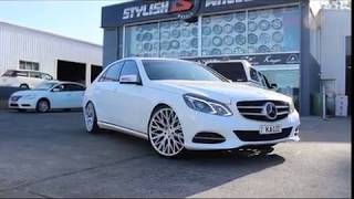 Mercedes E250 fitted with Zenetti Drohne l Stylish Wheels [upl. by Dnomad]