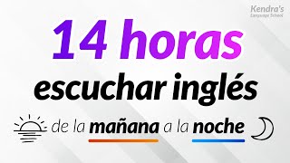 14 horas de práctica de comprensión oral en inglés — ¡De la mañana a la noche [upl. by Hgielrak91]