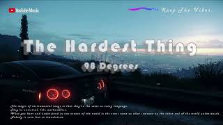 《The Hardest Thing》 Original Instrumental｜98 Degrees [upl. by Aderfla]