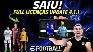 SAIU NOVO FULL LICENÇAS UEFA CHAMPIONS LEAGUE EDITION NO EFOOTBALL 2025 MOBILE UNIFORMES E LOGOS [upl. by Artemla]