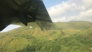 Takeoff from Praslin Seychelles [upl. by Hsiekal]