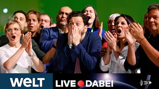 DIE GRÜNEN PARTEITAG im Livestream „Auf gehts mit Kanzlerkandidat Robert Habeck in den Wahlkampf“ [upl. by Eledoya151]