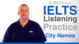 IELTS Listening Practice  Spelling Test  City Names [upl. by Nathanoj460]