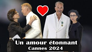 Rachida Dati et K Costner  une romance passionnante et inattendue à Cannes 2024 [upl. by Levesque]