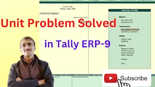 Quantity Problems in Tally ERP9COMPUTEREXCELSOLUTION [upl. by Htebezile935]