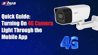 Quick Guide Turning On 4G Camera Light Through the Mobile App [upl. by Ainoda348]