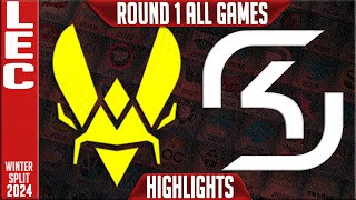 VIT vs SK Highlights ALL GAMES  LEC Winter 2024 Playoffs Upper Round 1  Team Vitality vs SK Gaming [upl. by Graf]